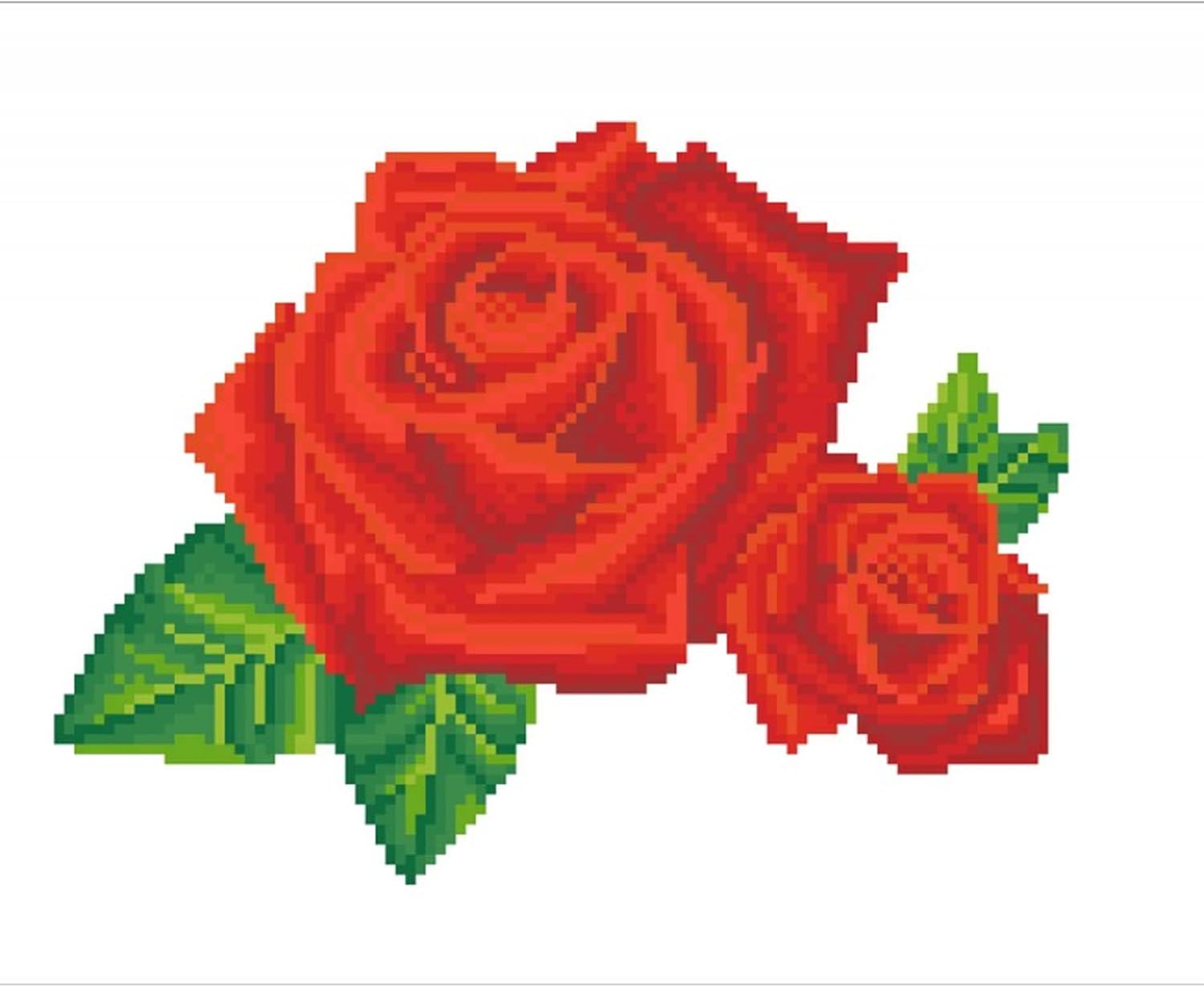 DIAMOND DOTZ Kits - Red Rose Sparkle, Partial Drill, Round Dotz, Diamond Painting Kits Flowers, Diamond Art Kit for Adults, Diamond Art Kits for Adults, Diamond Art Flowers, 11"x14"