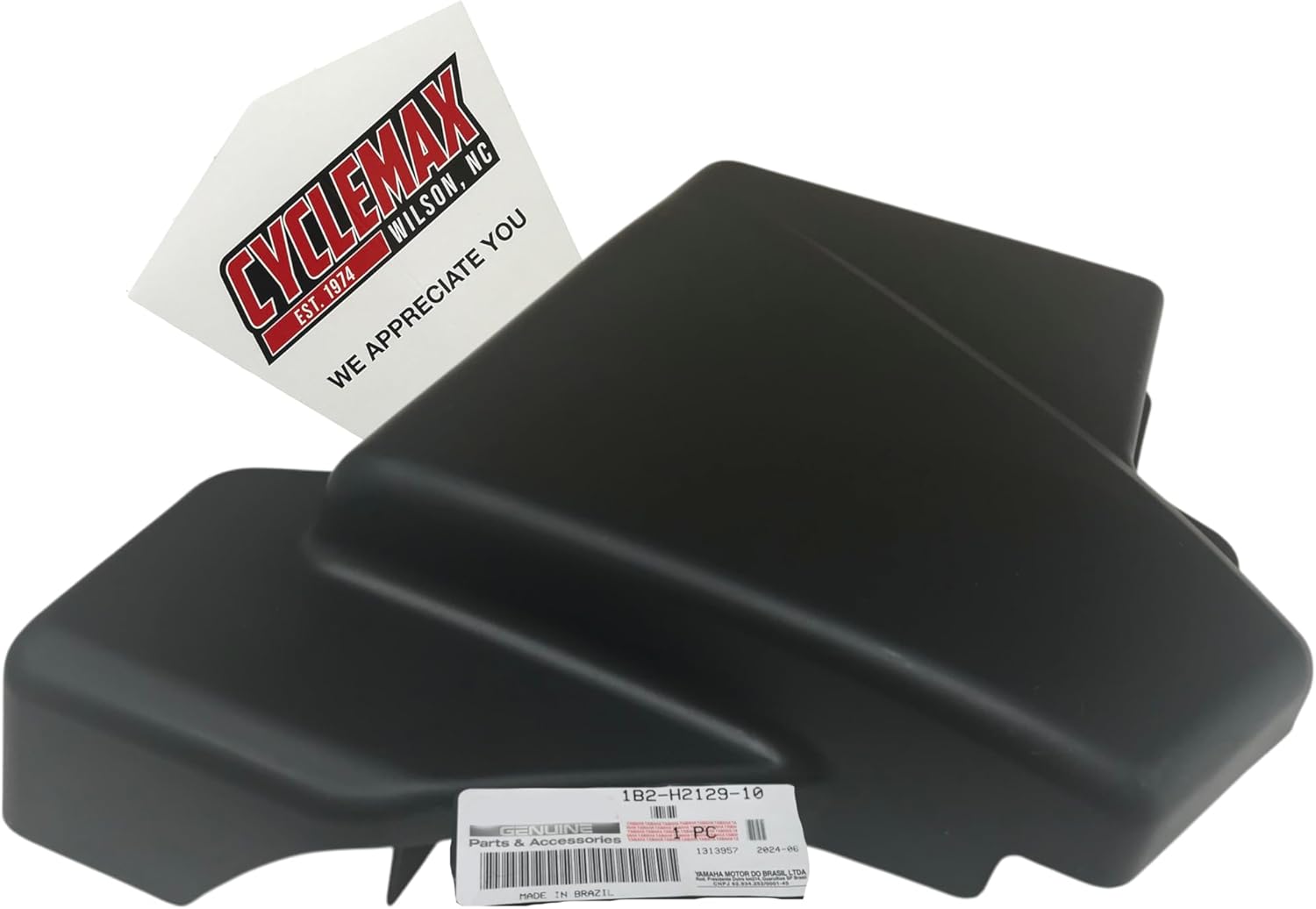 Cyclemax One Pack compatible with Yamaha 2008-22 TTR125 TTR 125 TT-R125 E LE BATTERY BOX COVER LID 1B2-H2129-10-00 Contains One 2008-22 TTR125 TTR 125 TT-R125 E LE BATTERY BOX COVER LID and a Funnel