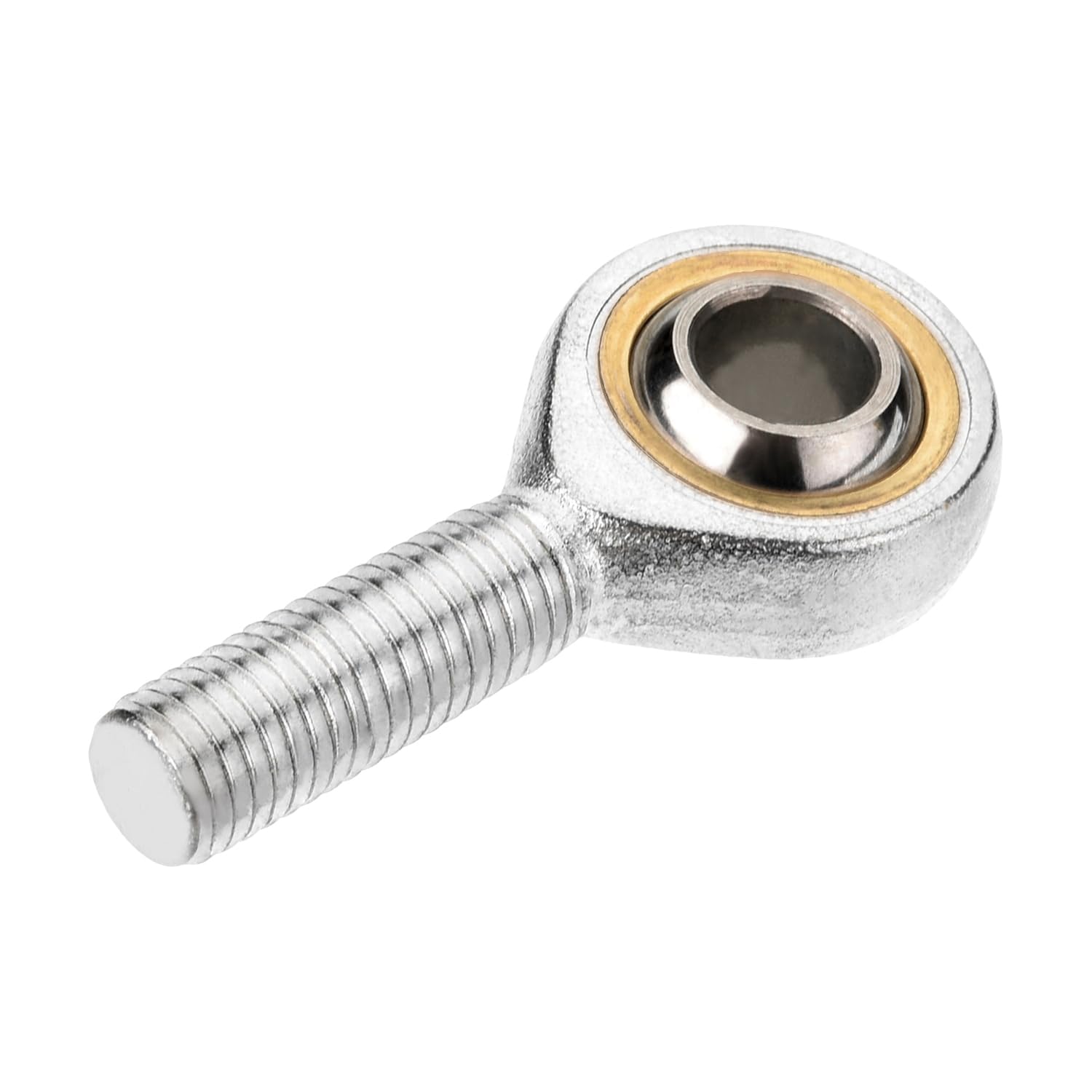 Bztoolbox 2Pcs SAL12T/K Rod End Bearings, 12mm Bore Pre-Lubricated Bearings, M12 x 12mm Male Thread Left Hand