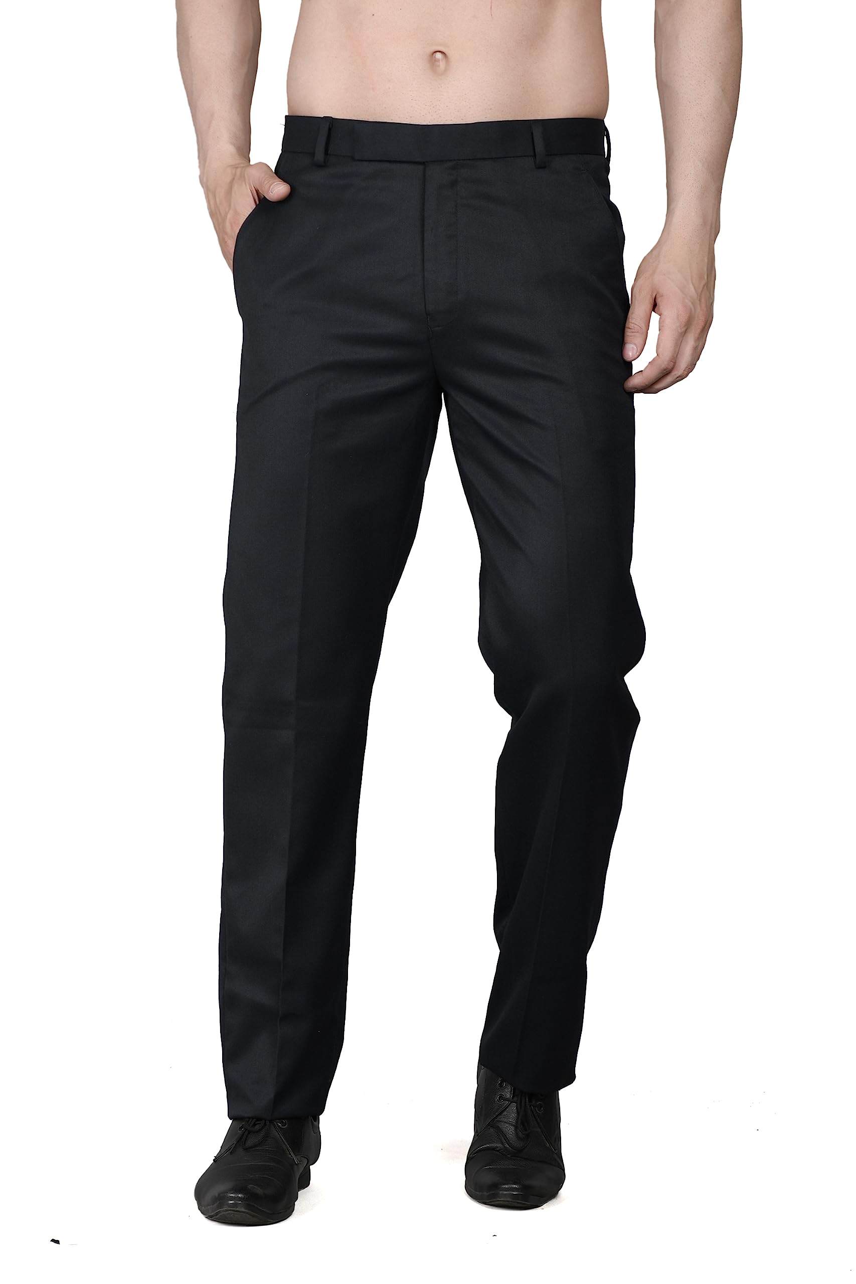 apkr Men's Regular Formal Trouser Pant for Men-picture-12