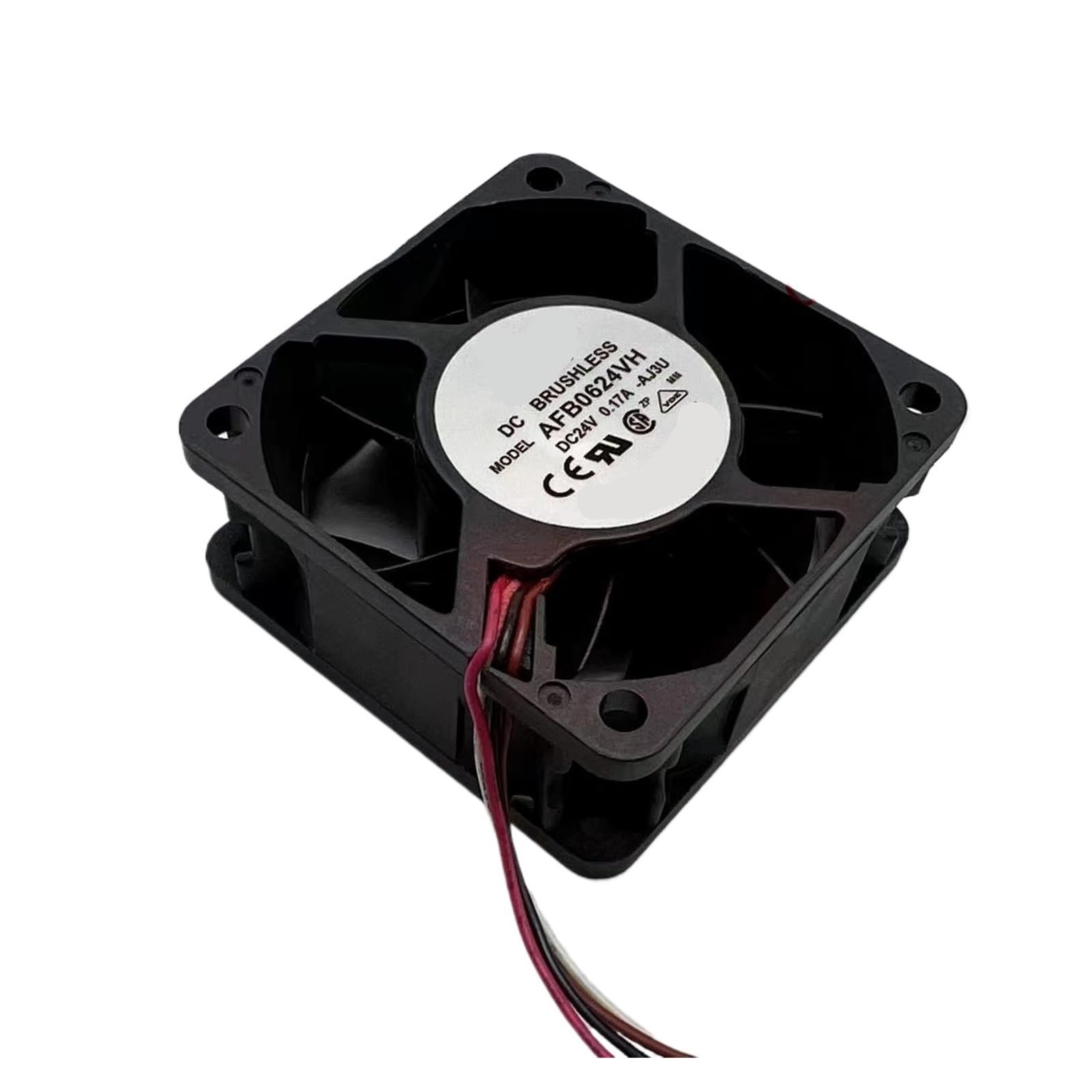 TPKMVGAP AFB0624VH AJ3U DC 24V 0.17A 60x60x25mm 4-Wire Server Cooling Fan