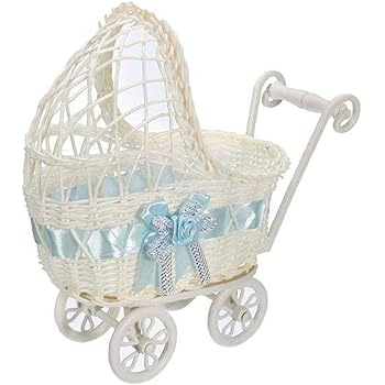 baby pram wicker basket