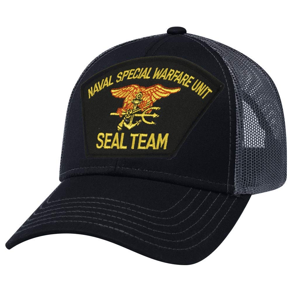 Naval Special Warfare Unit Seal Team Mesh Back Cap