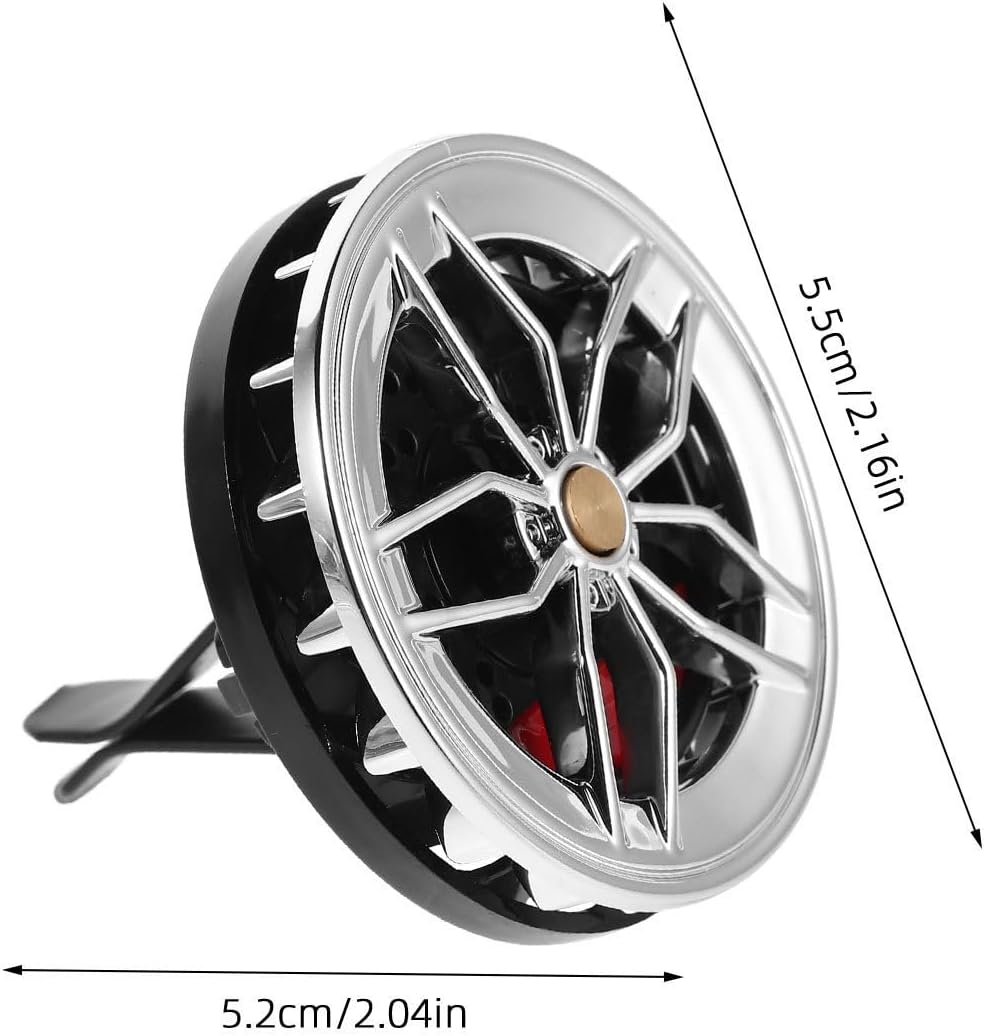 Generic Car Air Diffuser with Wheel Design, Universal Compatibility Plastic Car Air Freshener for Vent, Cologne Scent Aromatherapy Diffuser for Driving and Vehicle Interior Decoration