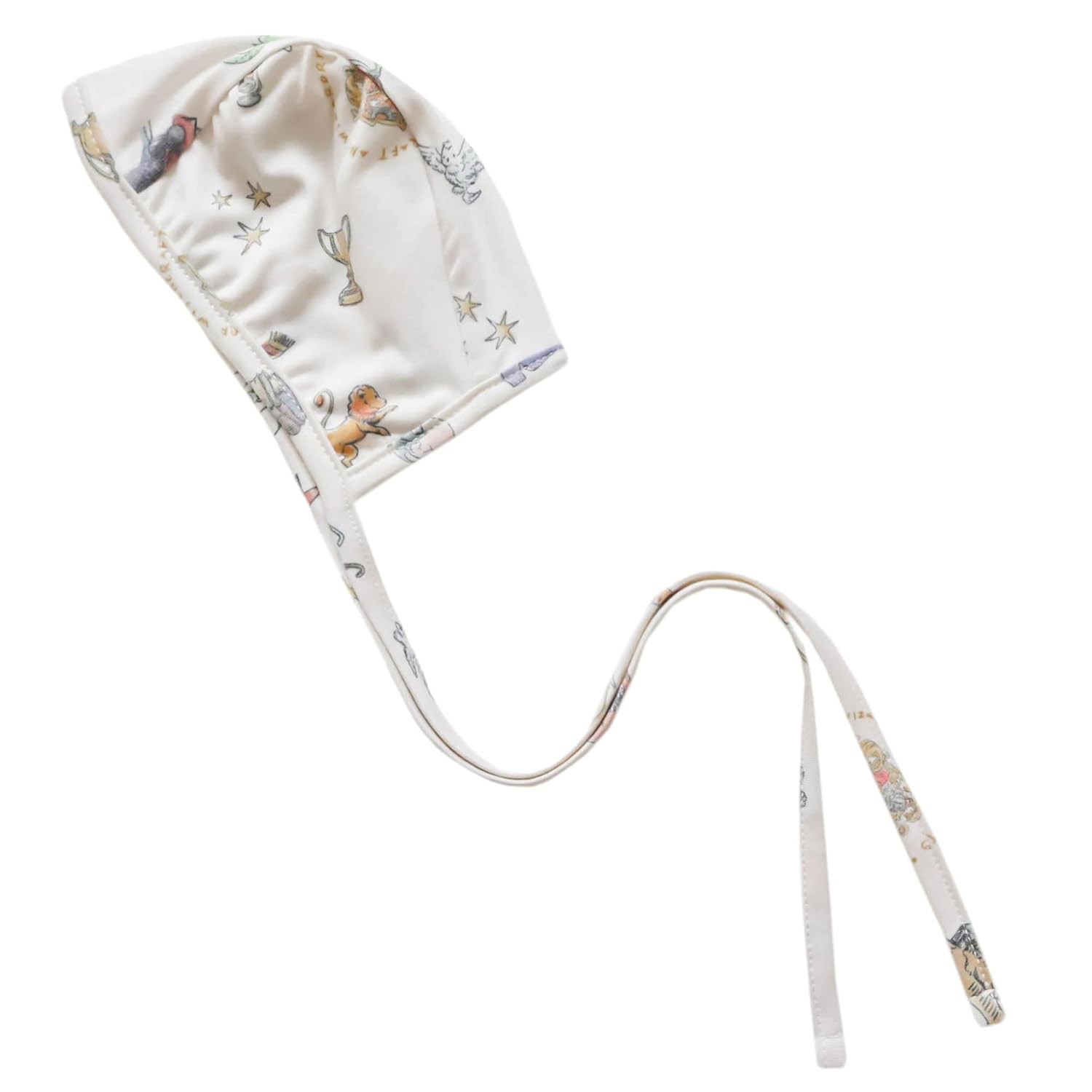 Copper Pearl Baby Bonnets: Ultra-Soft, Comfy to Wear, Tie-On Infant Sun Hat for Protection Against UV Rays, Trendy Coordinating Designs Swaddles, 3-6 Months - Wizarding World™