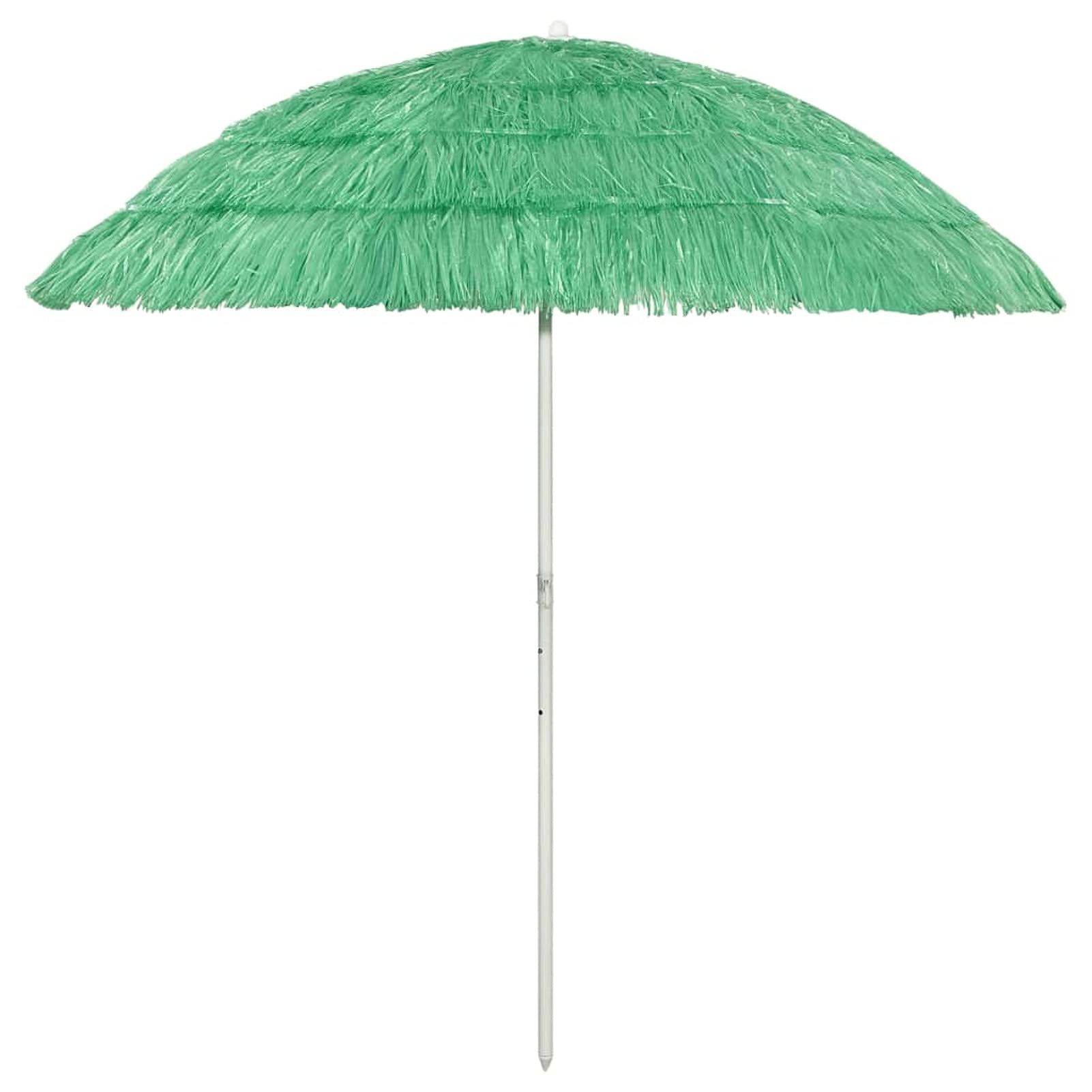 Festnight sombrilla de Playa, con Soporte Antiviento Azul 180 cm