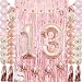 13th Birthday Decorations Rose Gold|13 Birthday Party Supplies for Girls-Confetti Latex Balloon,Foil Mylar Star,Tassel Garland,Tinsel Foil Fringe Curtains,Happy Birthday Banner as Photo Props,Gift