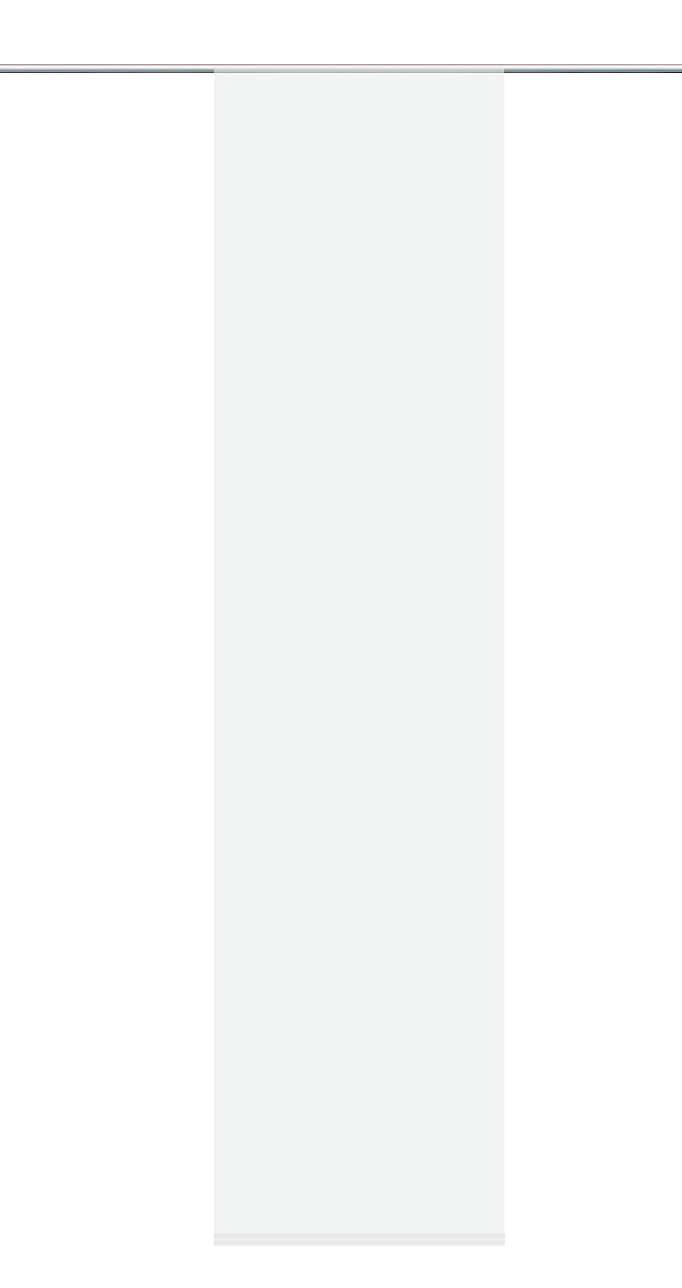 Home Fashion Polyester, Off-White Plain Panel Blind Voile 245 x 60 cm