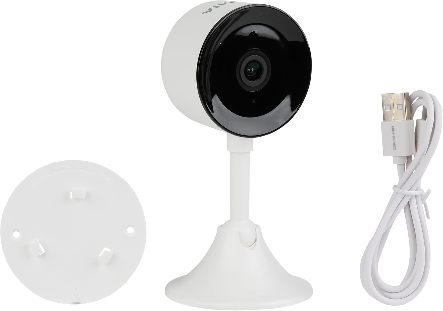 Vivitar Smart Home Security Camera, Indoor Wide Angle WiFi Camera for Home Security with Night Vision, Motion Alerts, 2 Way Communication, Pet and Baby Monitor Surveillance Camera