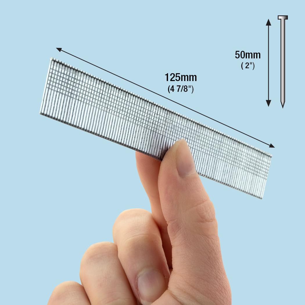 Tacwise 1512 Clavos Brad de Acero Inoxidable 18G / 50 mm, Paquete de 1000 | Equivalentes al Tipo 180
