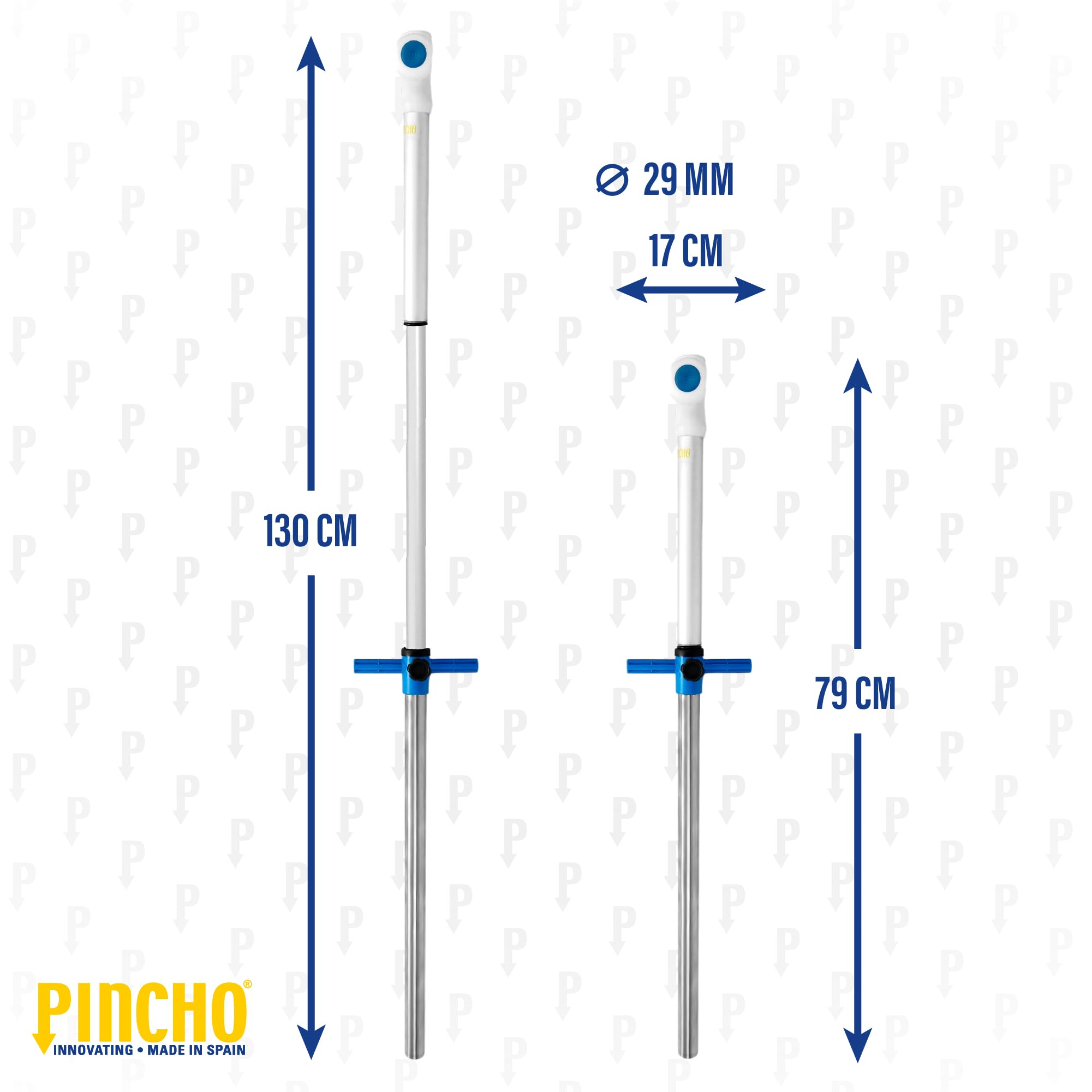 Pincho Clavafacil Strandschirm in Sand, XL, Halterung für Strandschirm aus Edelstahl, winddichtes Saugsystem und Befestigung in 7 Sekunden