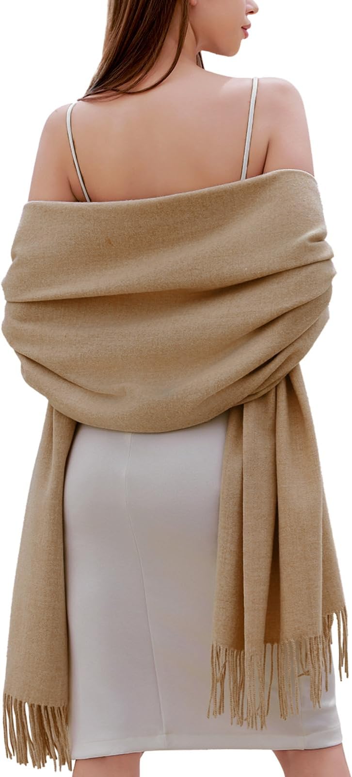 RIIQIICHY Women Scarf Pashmina Shawls and Wraps for Wedding Ladies Winter Scarves