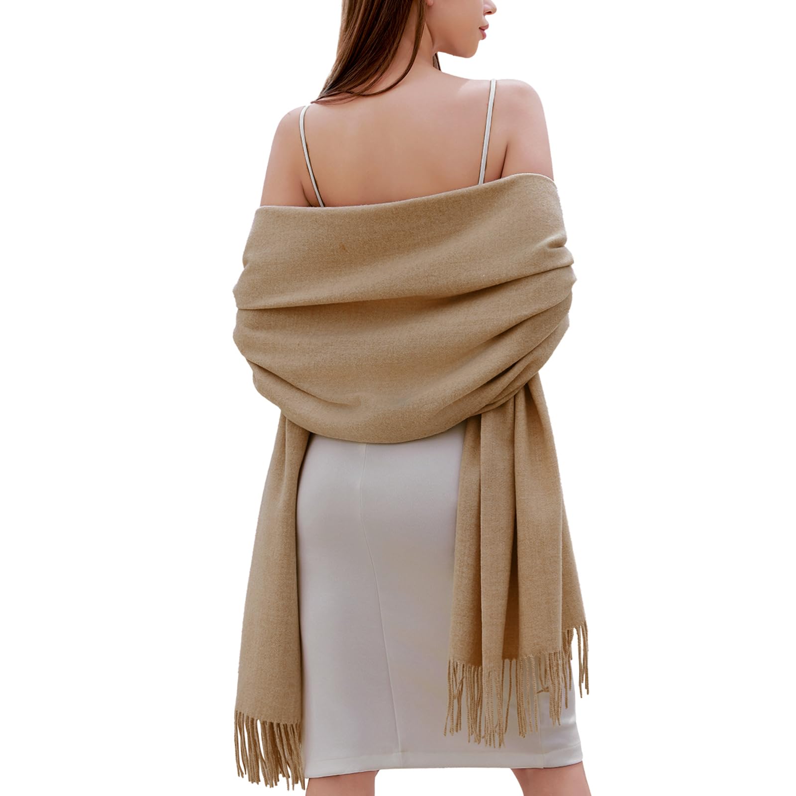 RIIQIICHY Women Scarf Pashmina Shawls and Wraps for Wedding Ladies Winter Scarves