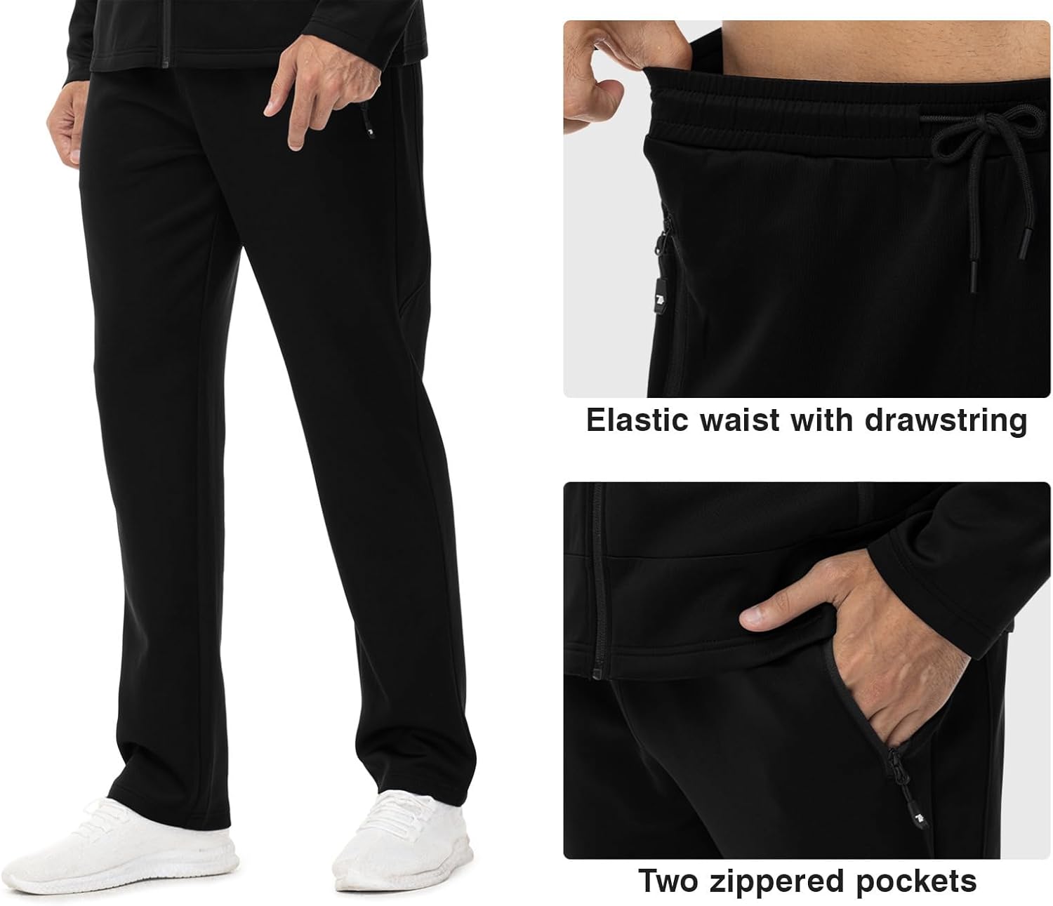 Rdruko Men's Track Sweat Suits 2 Piece Set Sweatsuits Tracksuits Jogging Workout Gym Athletic Suits with Hood - Image 6