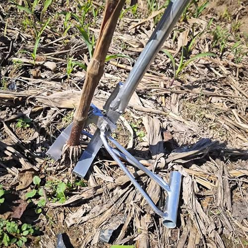 Wood Post Puller - Lightweight Manual Tool for Effortless Removal of Fence Posts, Invasive Plants & Weeds - Perfect for Gardening, Farming & Landscape Maintenance