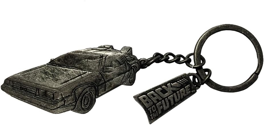 Factory Entertainment Back to The Future Delorean Keychain Multi-colored, 3"