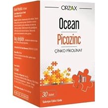 Ocean Orzax Picozinc Takviye Edici G da, 30 Tablet
