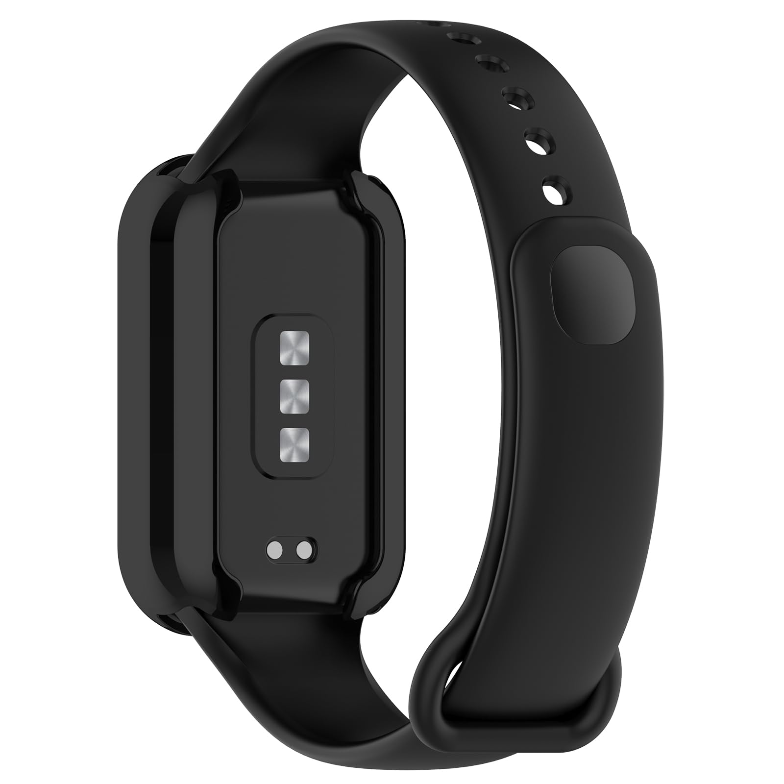 Étui Clip De Remplacement Pour Xiaomi Mi Band 10/9/8 - Fermeture Rapide Et Sécurisée - Couleur Noir - 10