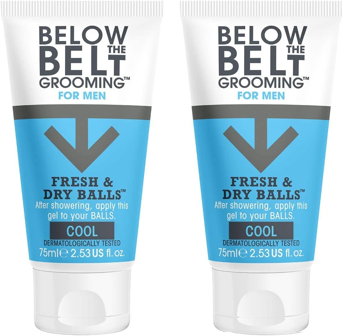 Below the Belt 2Pack Ball Cream TalcFree Deodorant for Men’s Groin