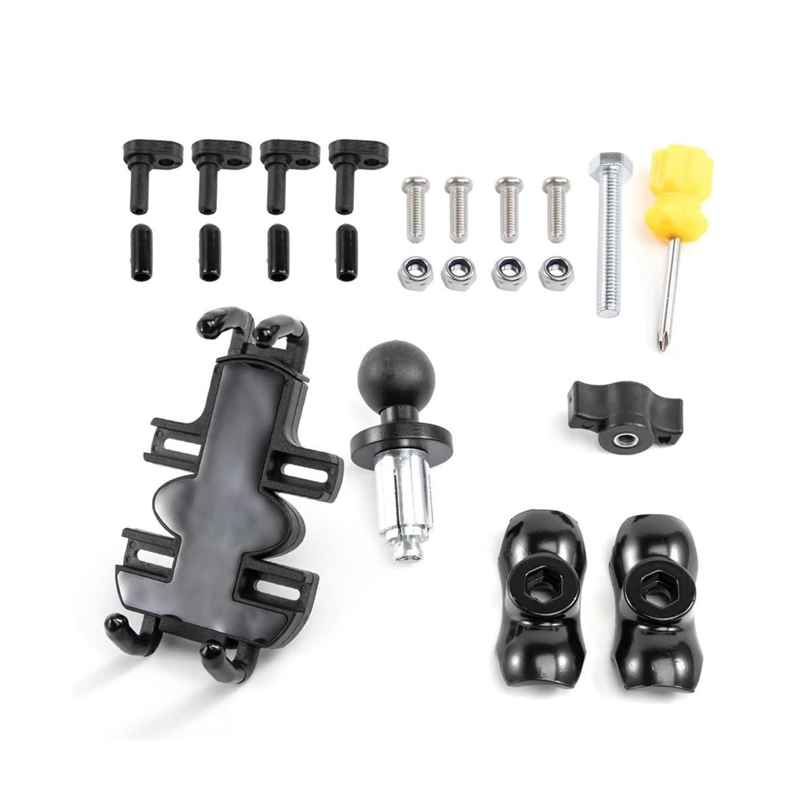 Per ZX-14R ZZR 1400 ZX600 Per NINJA 400 250 2018-2020 Supporto Del Telefono In Forcella Stem Staffa Di Montaggio Staffa Di Navigazione Moto