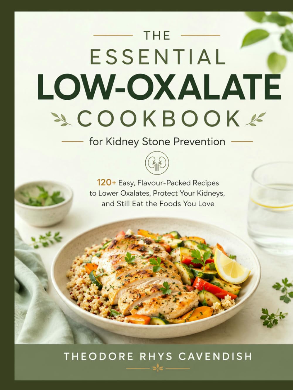 The Essential Low-Oxalate Cookbook for Kidney Stone Prevention: 120+ Easy, Flavour-Packed Recipes to Lower Oxalates, Protect Your Kidneys, and Still Eat the Foods You Love