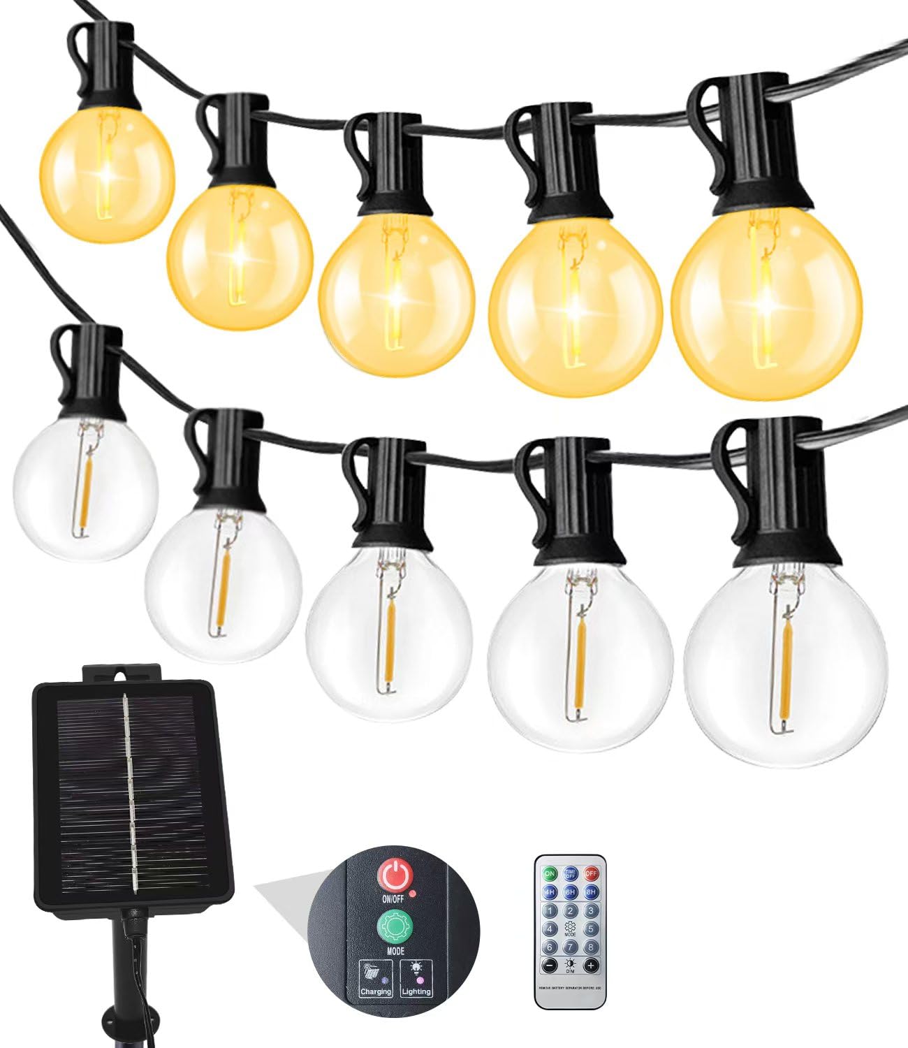 Amazon.co.jp: LEDストリングライト 7.5M ソーラー ストリングライト