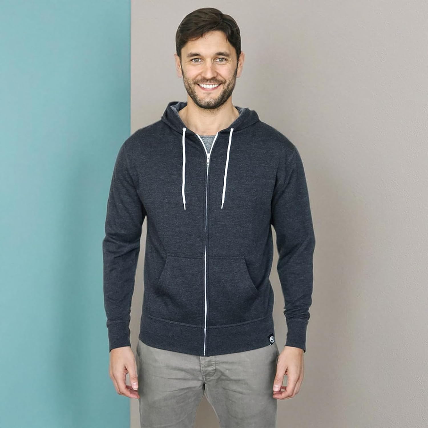 Quikflip 2-in-1 Reversible Backpack Hoodie (As Seen on SHARK TANK) Unisex Full-Zip Hero Hoodie Lite
