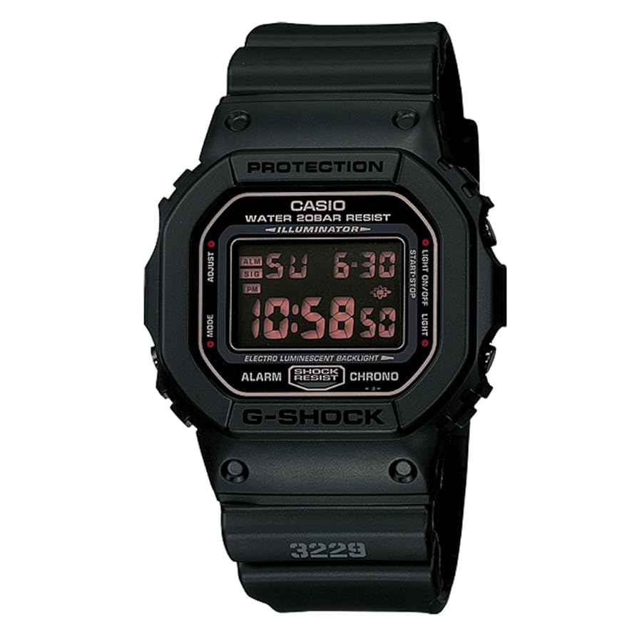 【レアモデル】G-SHOCK DW-5600 ブラック/レッド CASIO G-SHOCK DW-5600BBR-1JF BLACK AND BOLD RED Square 2025