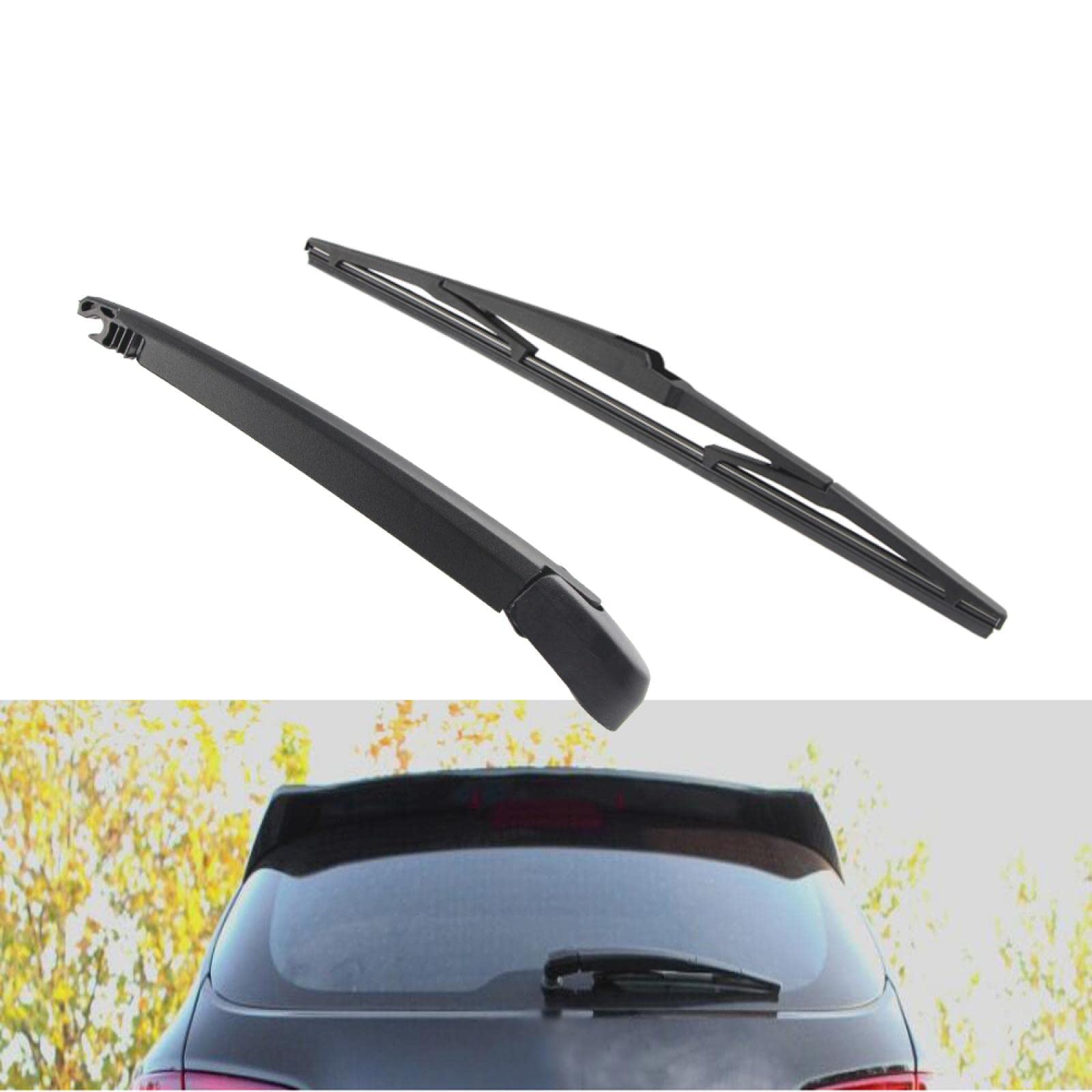 Tergicristallo Posteriore per Hyundai New Santafe 2006-2012 355mm spazzole tergicristallo Posteriore per Auto e Set Braccio tergicristallo Posteriore