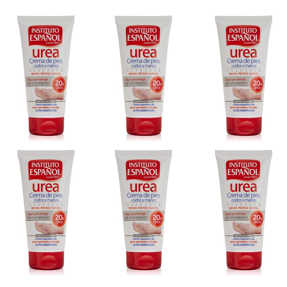 Instituto Español, Crema corporal (Urea) - 6 de 150 ml. (Total 900 ml.)