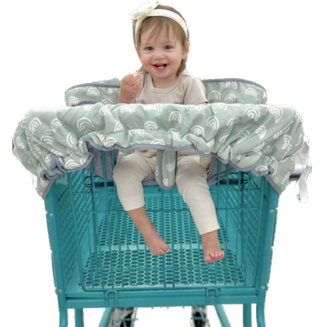 Shopping Cart Cover for Baby Girl & Boy Polyester High Chair Cover Universal
