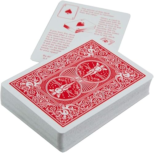 Magic Makers Bicycle Stripper baraja de cartas10 trucos como bonus Rojo