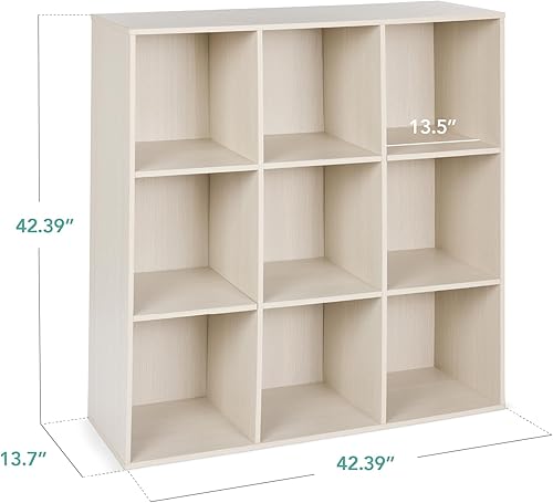 Miniatura 39 de Best Choice Products - Organizador de almacenamiento de 6 cubos, apertura de 13.5 pulgadas, estantería, estante de exhibición, personalizable con 3