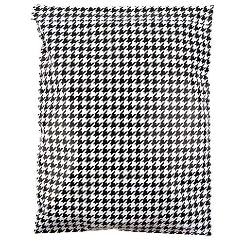 Image of Inspired Mailers - Poly Mailers 14.5x19-50 Pack - Houndstooth - Poly Mailer Packaging Bags for Shipping - Printed Poly Mailers - Mailing Envelopes - Shipping Mailers