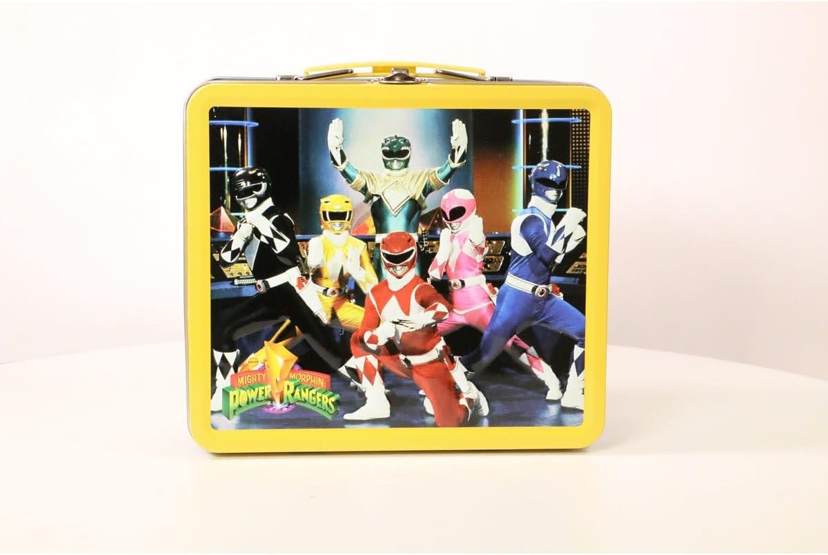 Retro Gifts by Roka: MMPR Rangers Tin Titans Lunch Box