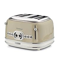 Ariete 156 Tostapane Vintage 4 fette di pane - senza pinze - 6 Livelli di tostatura