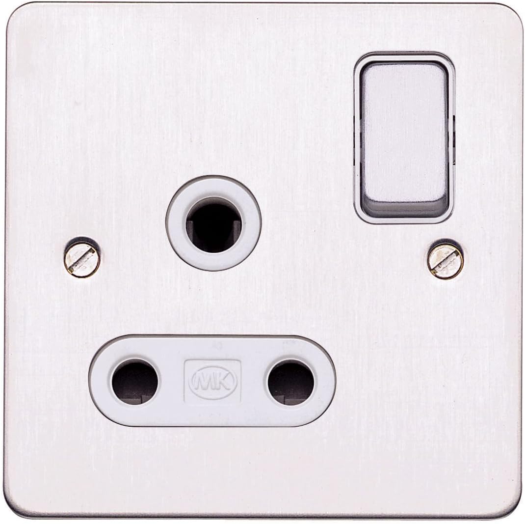 MK Edge K14383BSSW 15A 1-Gang Switched Socket