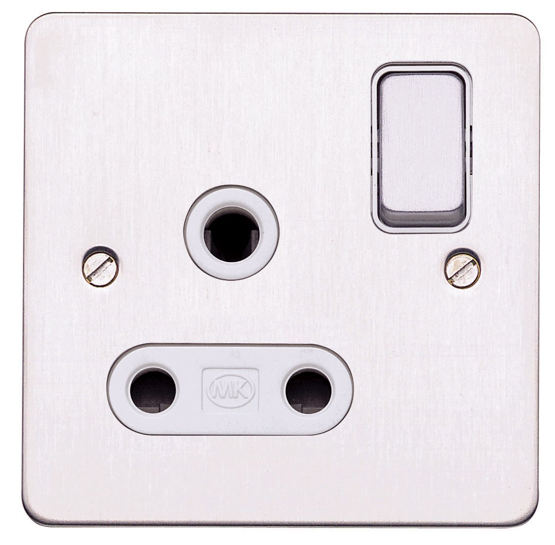 MK Edge K14383BSSW 15A 1-Gang Switched Socket