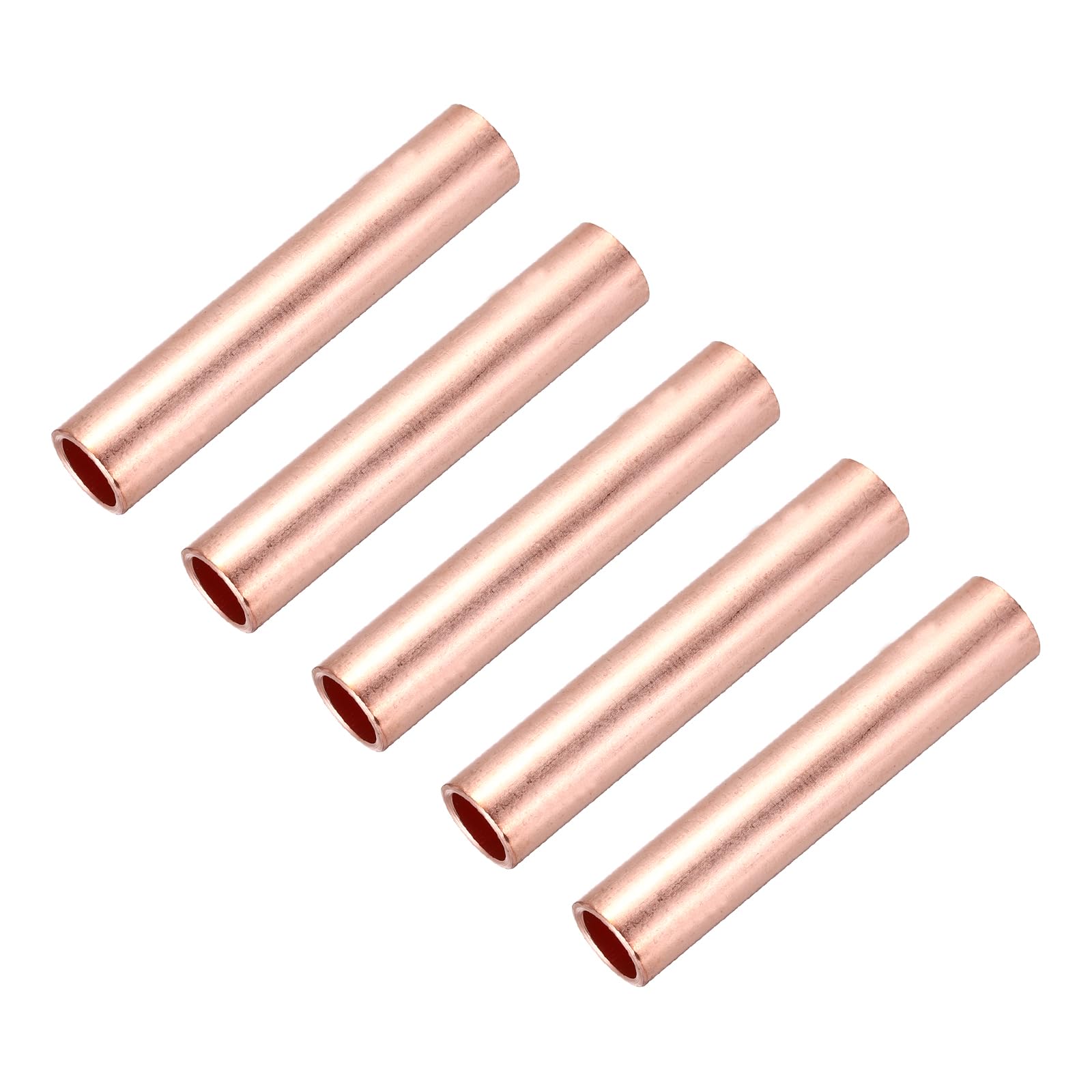 Manchon cuivre rouge non isolé GT-50 pour un sertissage durable et conductivité électrique maximale
