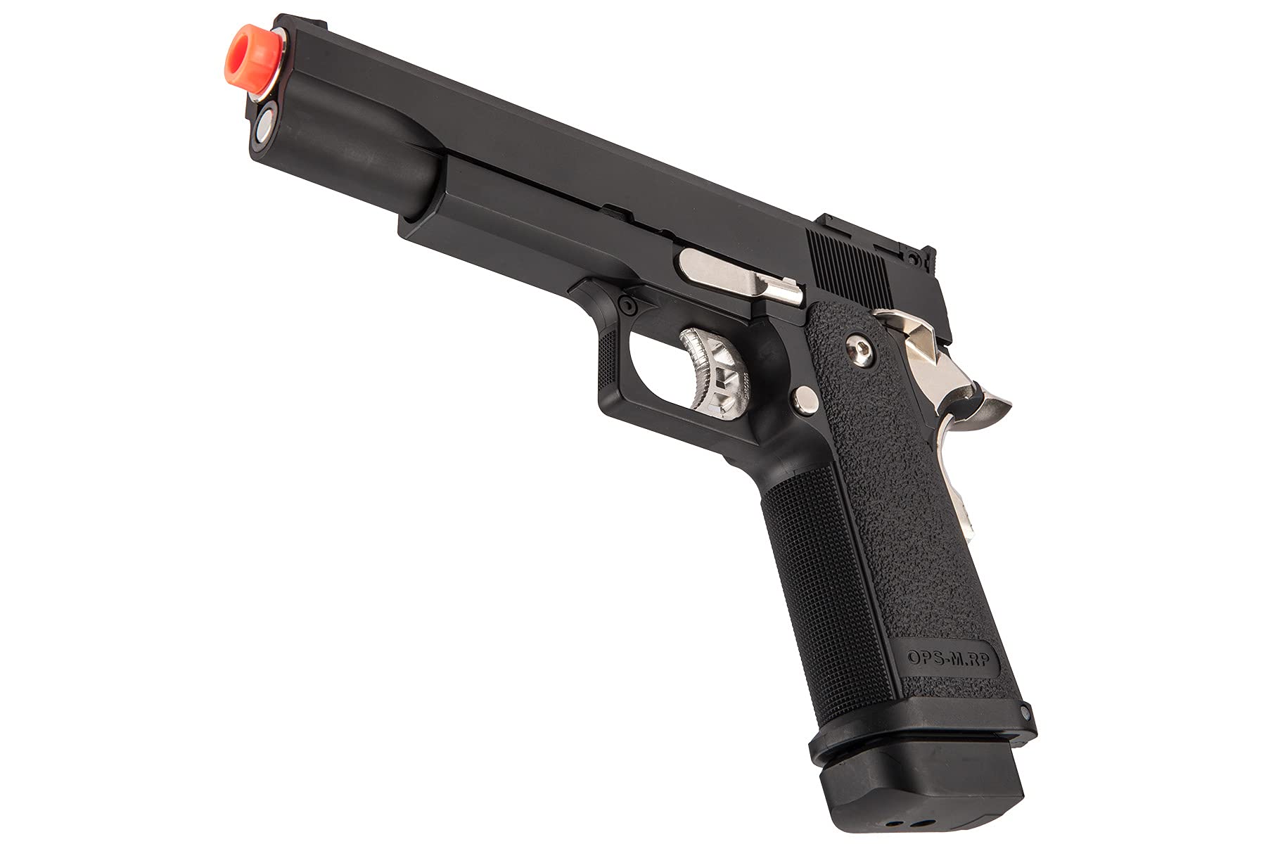 Lancer Tactical Golden Eagle Metal Airsoft Hand Gun HiCapa 1911 Green
