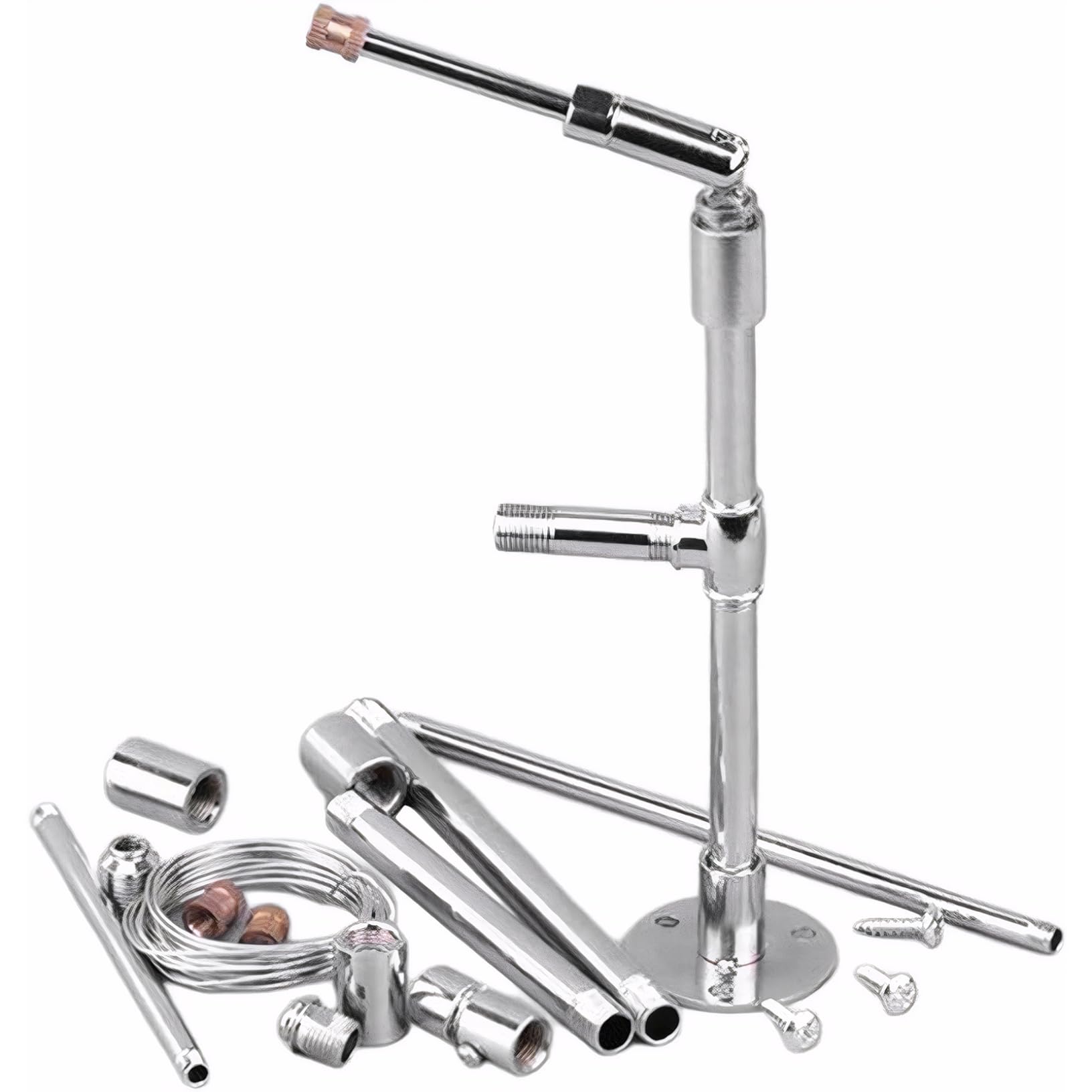 Ameble Adjustable Metal Action Figure Stand Clay Model Stand Bracket Clay Sculpting Tools Stable Modeling Tools for Sculpting Statue Craft