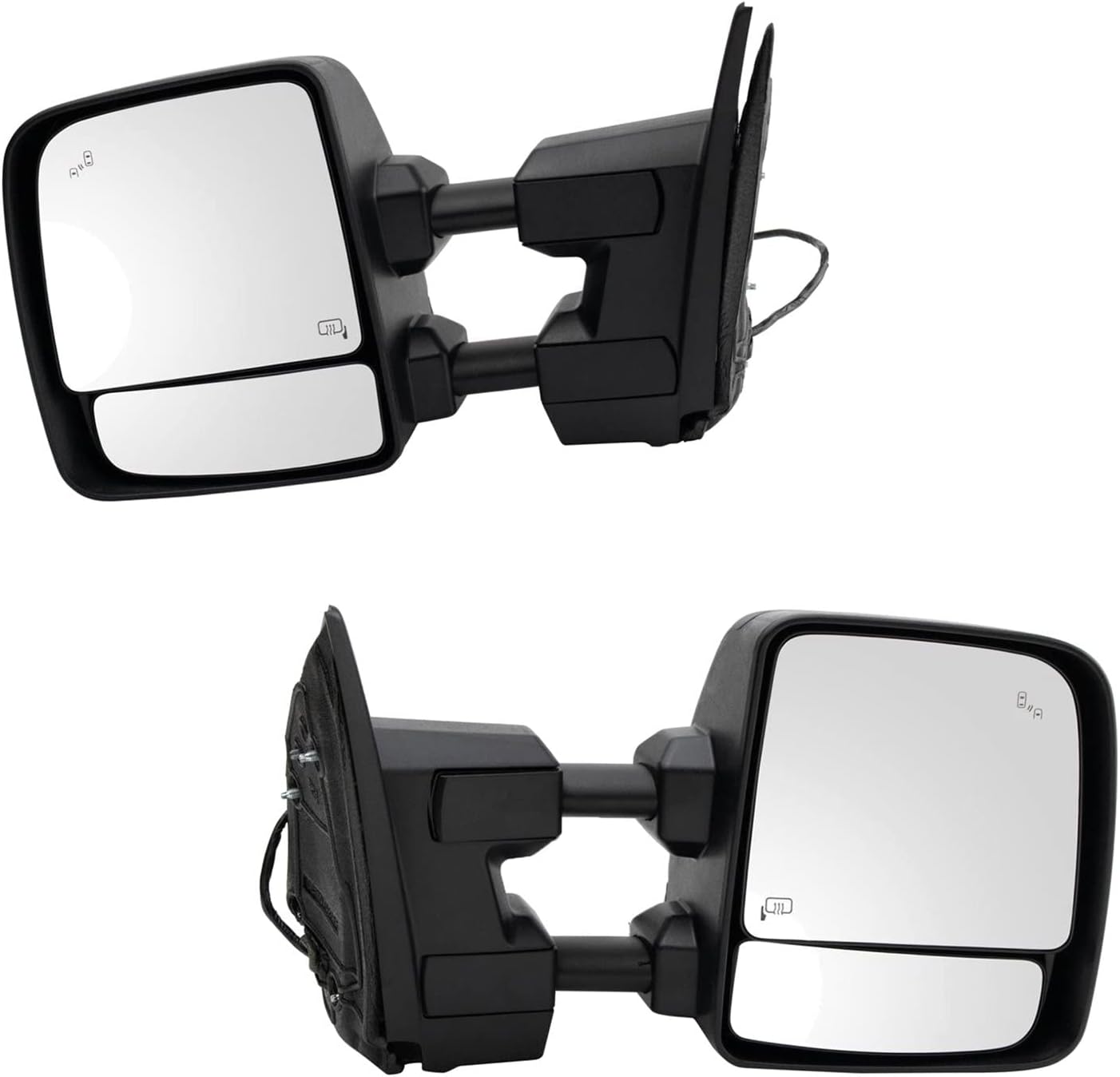 Trail Ridge TR00786 (2 Piece) Textured Black Door Mirror