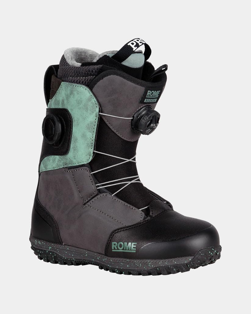 Rome Women's Bodega Boa Boa Snowboard Boots - 2024/2025 Black/Teal | 7.5