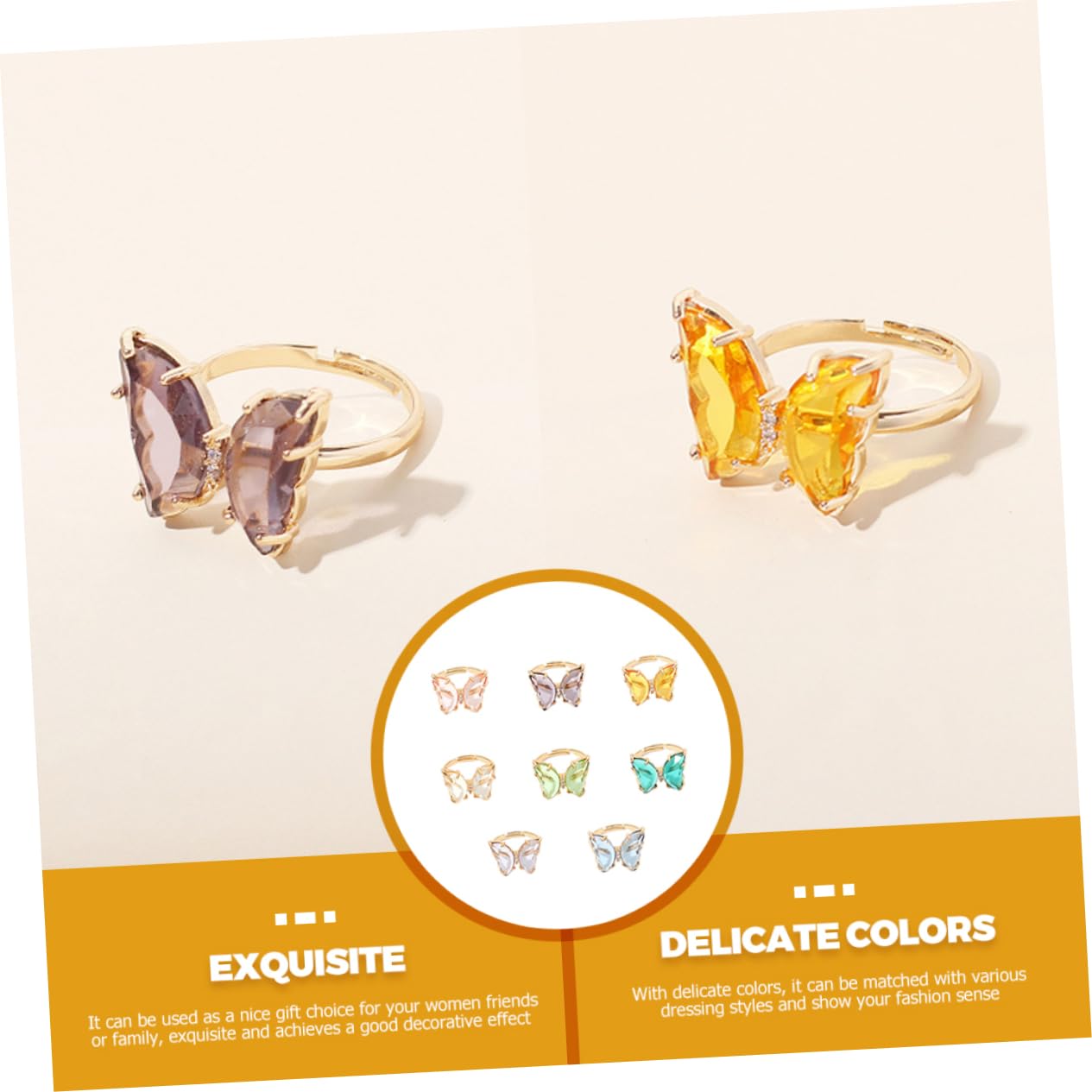 Ipetboom Anillo De Anillos Para Mujer Niña Anillo De Dedo Anillo De Joyería Anillo Lindo Anillos De Dedo Para Mujer Anillo Casual Para Niña Anillos