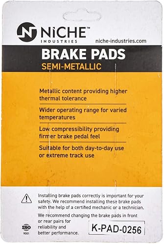 Miniatura 2 de NICHE Juego Pastillas de Freno para KTM 390 Duke RC Cup 90113030000 Delanteras Semimetálicas