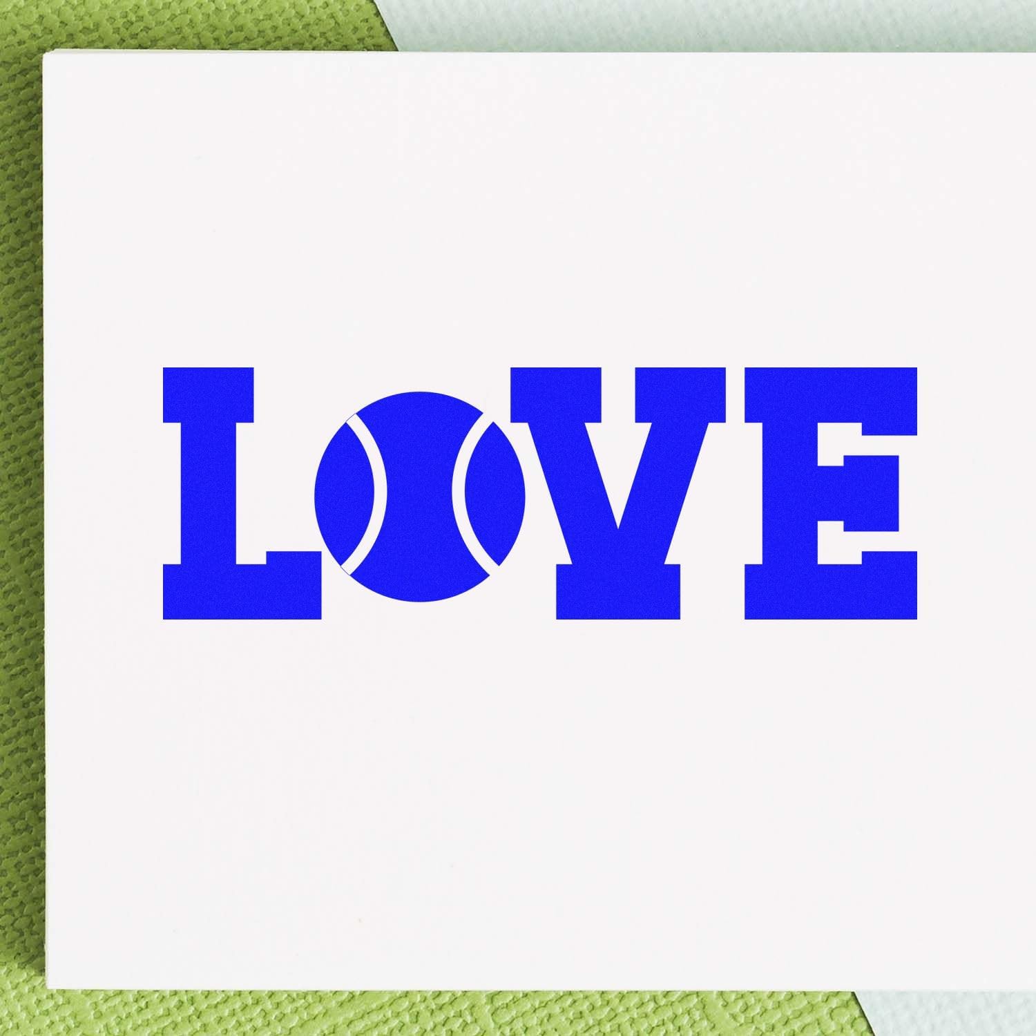 Heartfelt Love Rubber Stamp with Ink - Handcrafted 1. 625" Square Wood Handle Romantic Design Professional Grade for Crafters, Scrapbooking, Card Making, DIY Projects, and Gift Wrapping