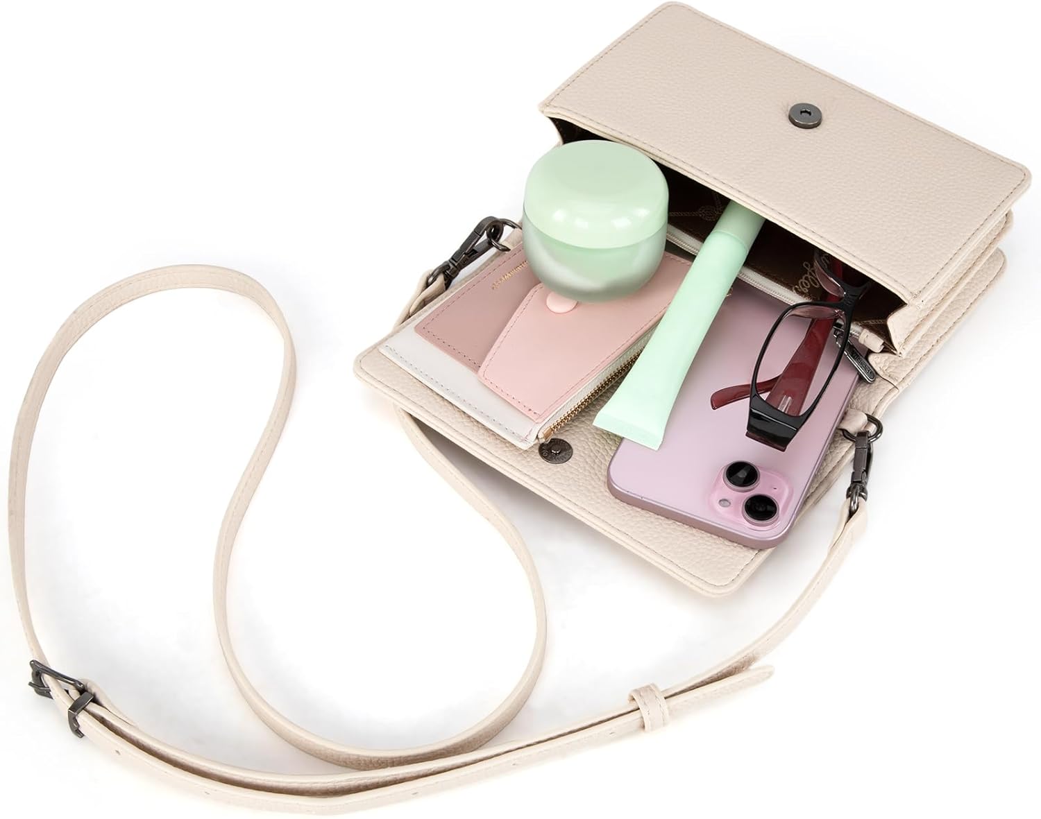 Wrangler Small Crossbody Wallet Purses RFID Trendy Purses for Women with Adjustable Straps - Image 7