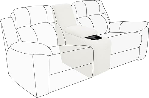 Miniatura 365 de Funda elástica para sofá reclinable de fácil colocación, Tela mezcla de poliéster Algodón, Arena