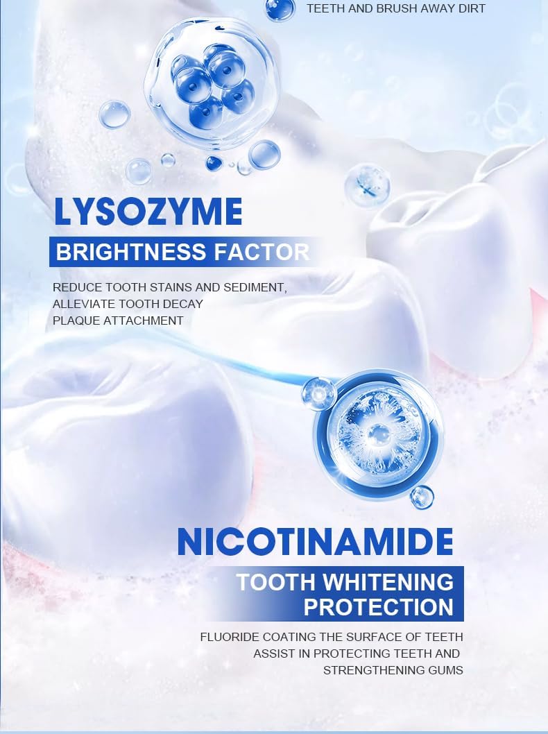 2 Pcs Hydroxyapatite Toothpaste 7.5%, Fluoride-Free Nano Hydroxyapatite Toothpaste for Oral Care & Enamel Repair,Gentle Mint,Fresh Breath. image 2
