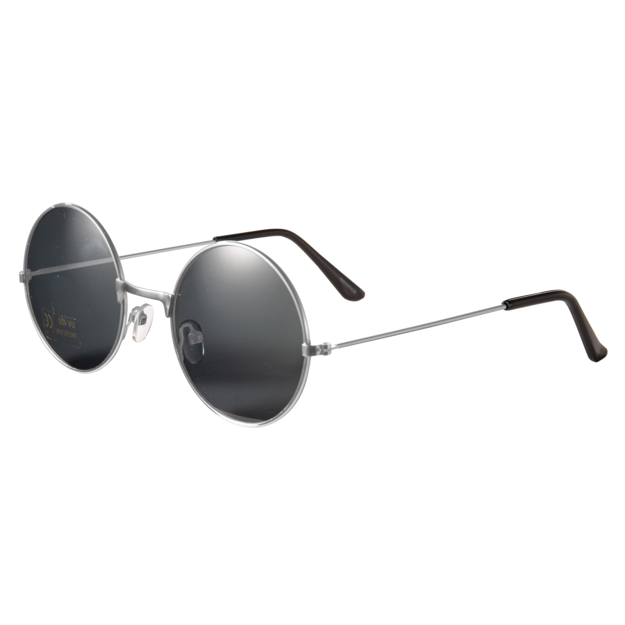 Lennon Style Flat Lens Round Retro Classic Sunglasses Vintage Hippy Tea Shades Unisex Steampunk UV400 Protection
